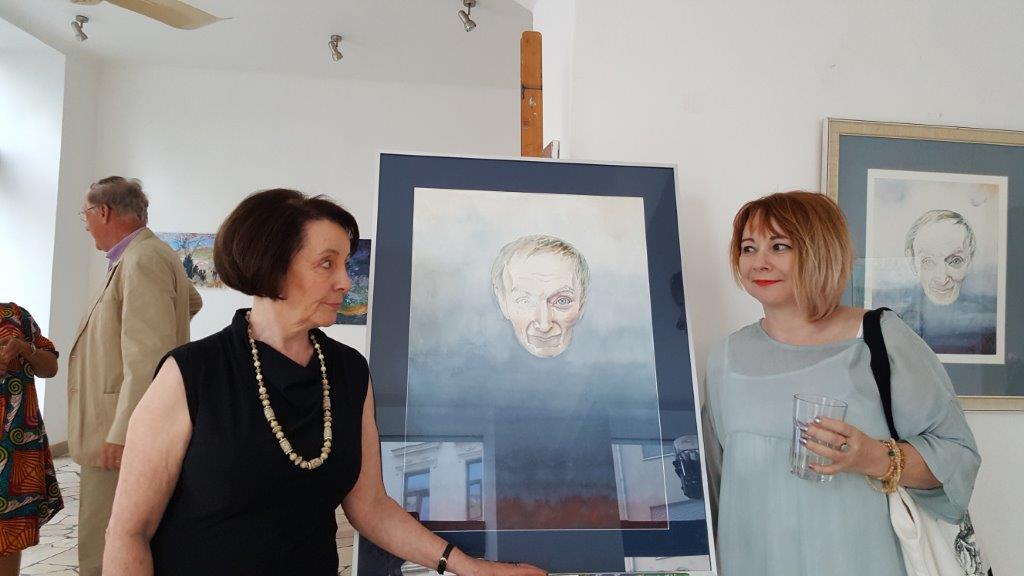 Перед картиной &laquo;Левитация 3&raquo;