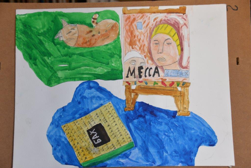 &bdquo;От натюрморта к портрету. Бах&ldquo;, Алексей К., 11 лет