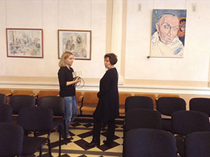 Ausstellung „Erinnerung, sprich“ von Nina Werzhbinskaja-Rabinowich im Museum-Landgut „Rozhdestveno“, 1.7. - 30.9.2014