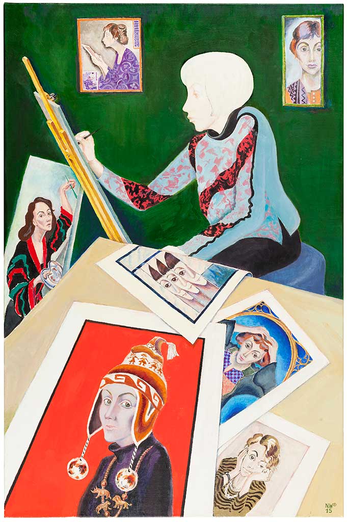 Malerin = Modell III