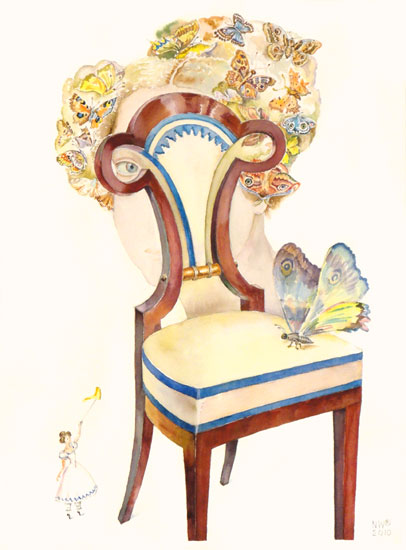 Thron f&uuml;r Schmetterling