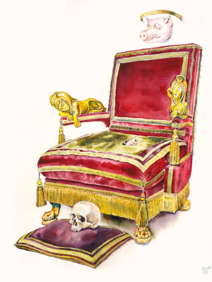 Thron f&uuml;r inneren Schweinehund