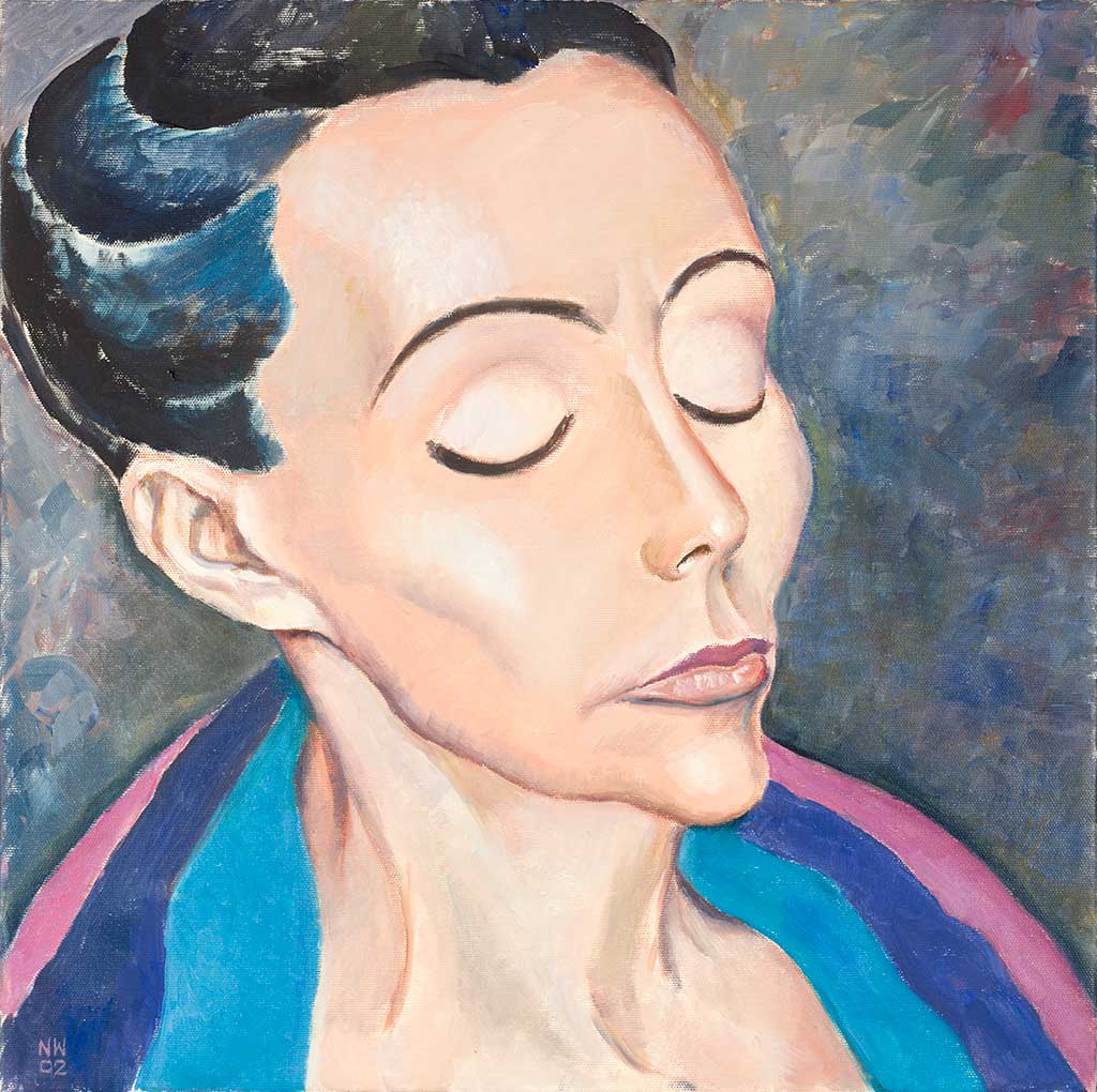 Dornr&ouml;schen, Wimpern f&auml;rbend